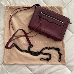 Oxblood Rebecca Minkoff handbag